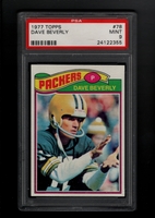 1977 Topps #078 Dave Beverly PSA 9 MINT     GREEN BAY PACKERS
